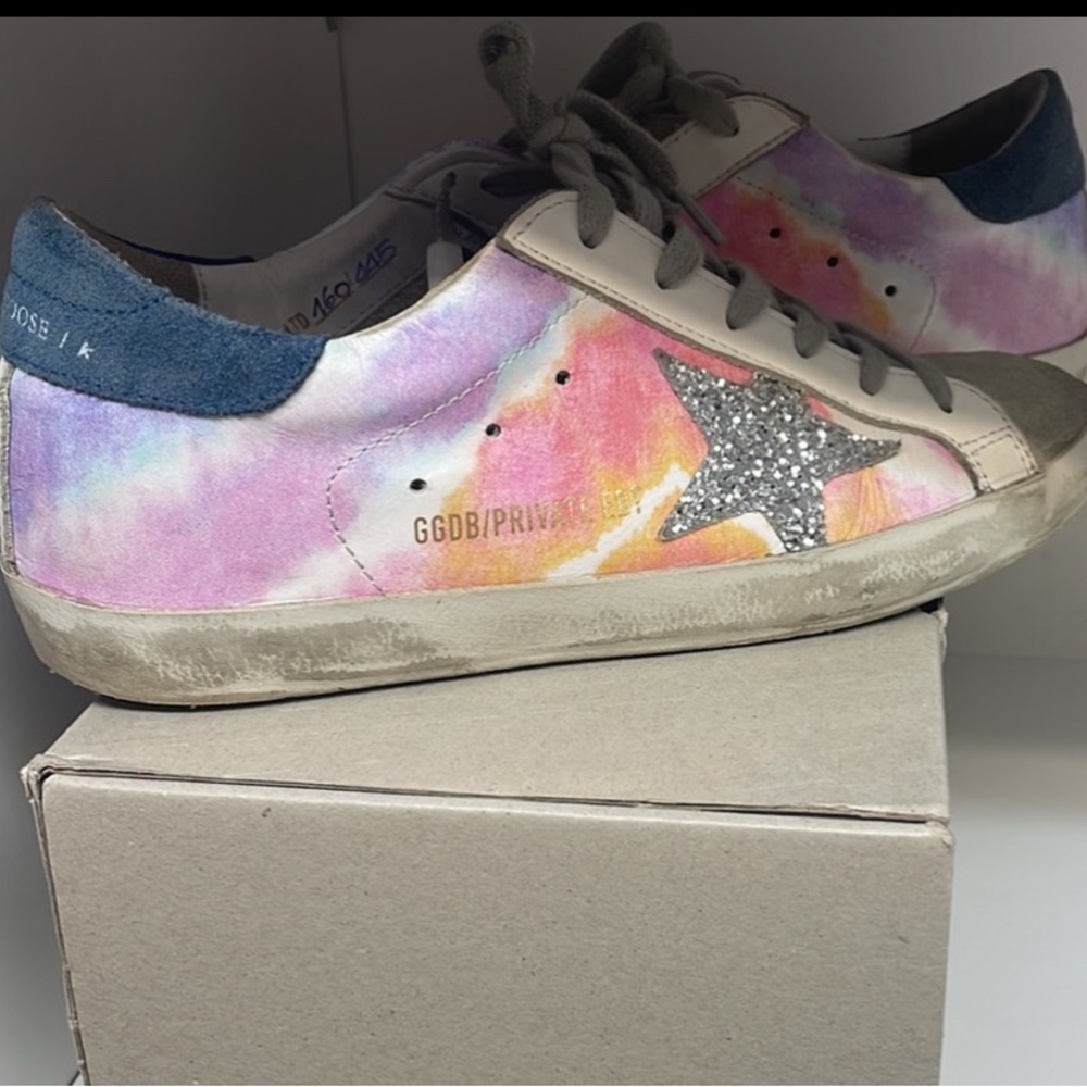 RARE! Golden goose limited edition sneaker in tie dye! Hard to find! - Picture 2 of 4